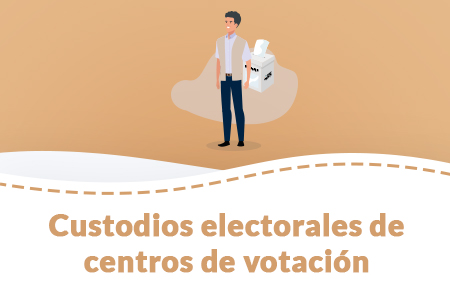 Custodios Electorales de Centros de Votación
